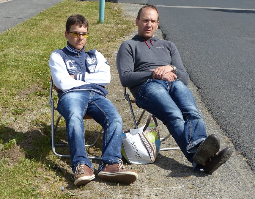 Erik und Jurij entspannen