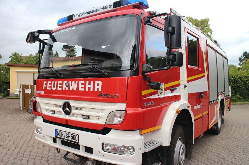 Neues Fahrzeug f&uuml;r Feuerwehr Mitte