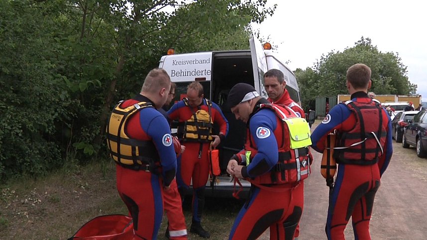 Wasserretter im Einsatz