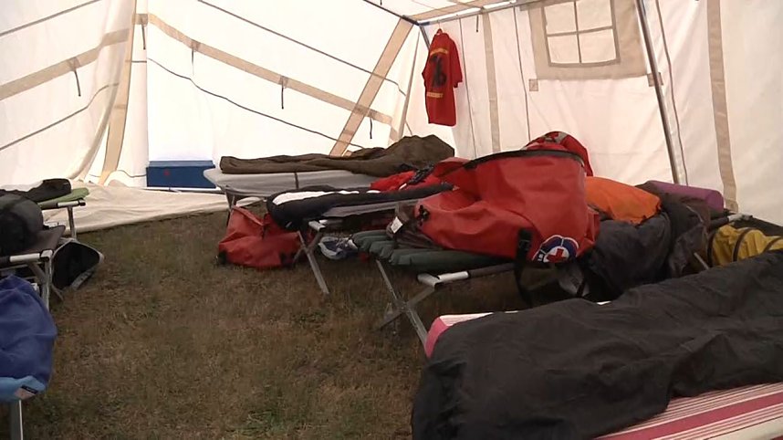 Wasserretter im Einsatz