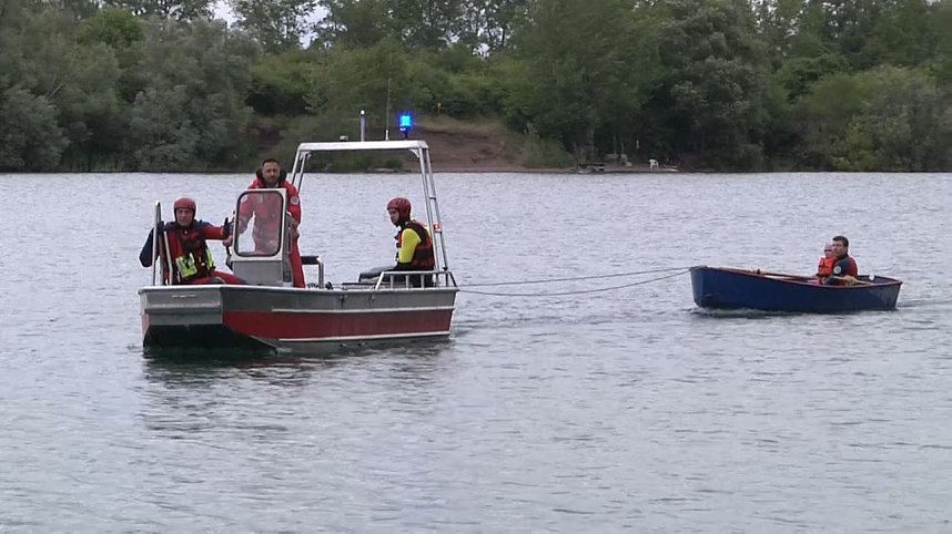 Wasserretter im Einsatz