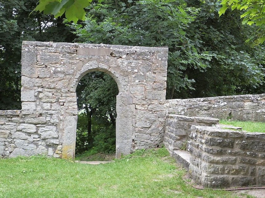 Peter Blei besuchte die Burg Lohra