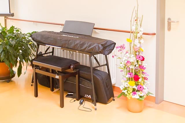 E-Piano &uuml;bergeben