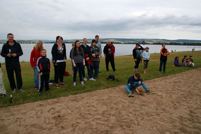 Sportliches Lager am Stausee