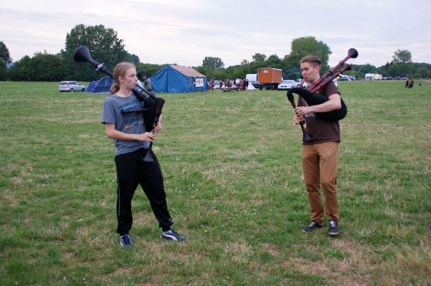 Sportliches Lager am Stausee