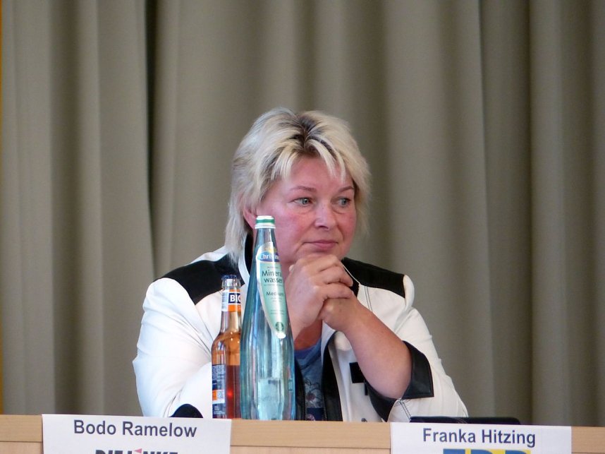 Viel geredet: Franka Hitzing