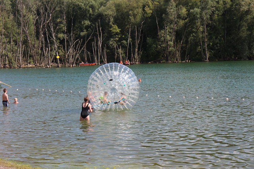 Wassergaudi am Kiesschacht