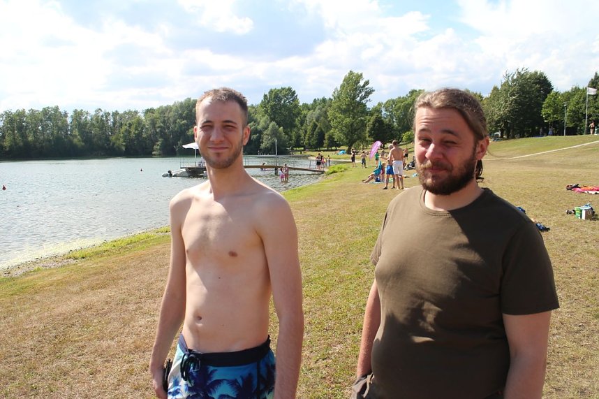 Wassergaudi am Kiesschacht