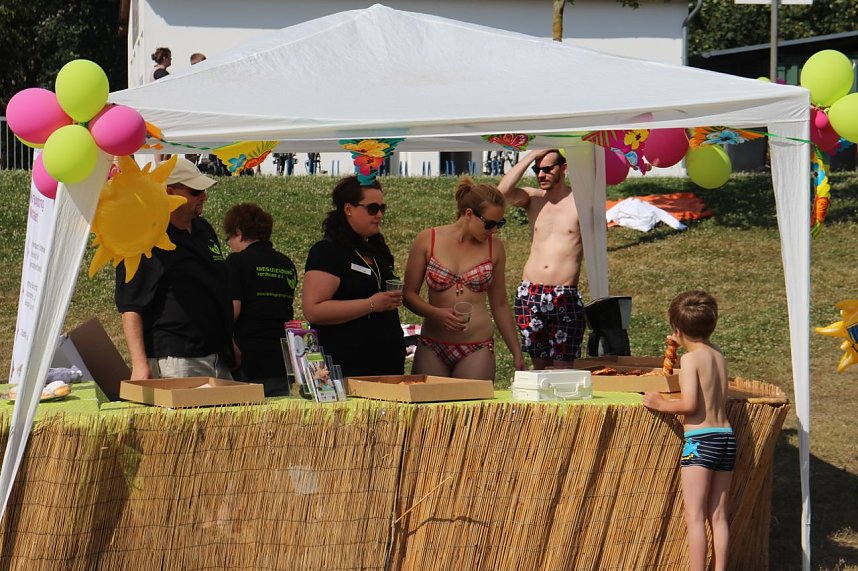 Wassergaudi am Kiesschacht