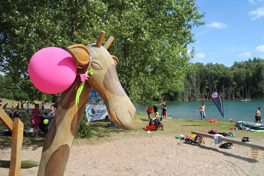 Wassergaudi am Kiesschacht