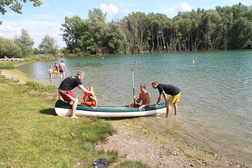 Wassergaudi am Kiesschacht
