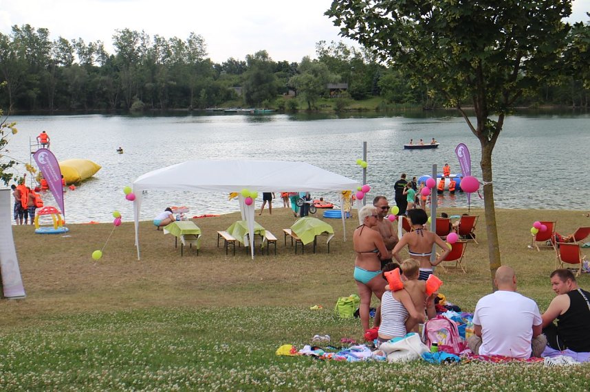 Wassergaudi am Kiesschacht