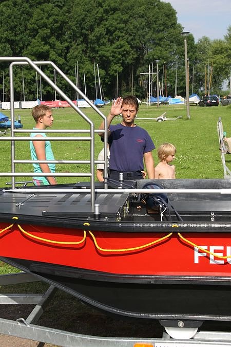 Gemeinsame &Uuml;bung am Stausee