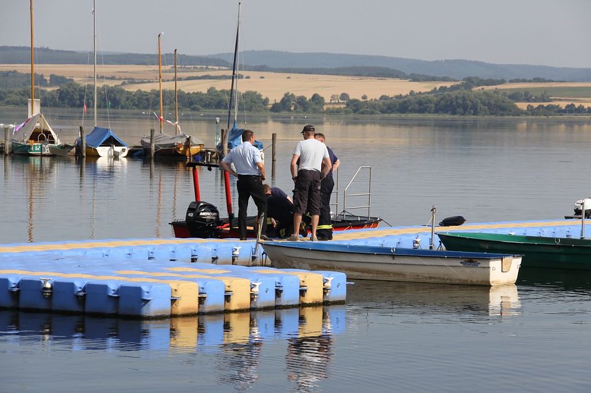 Gemeinsame &Uuml;bung am Stausee