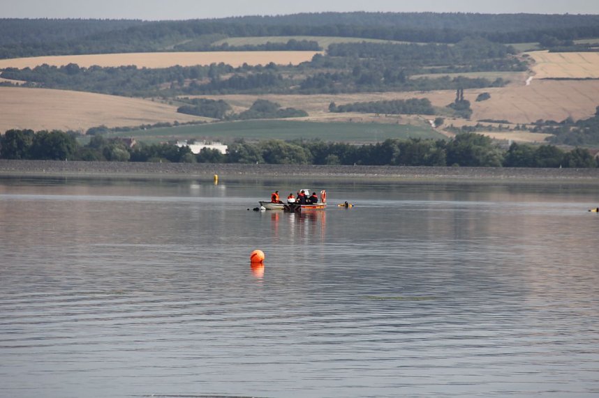 Gemeinsame &Uuml;bung am Stausee