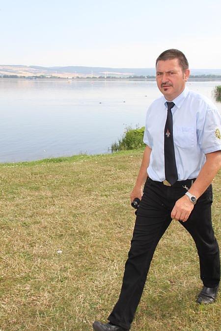 Gemeinsame &Uuml;bung am Stausee