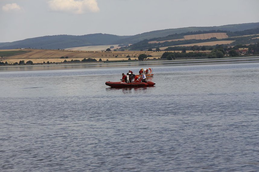 Gemeinsame &Uuml;bung am Stausee