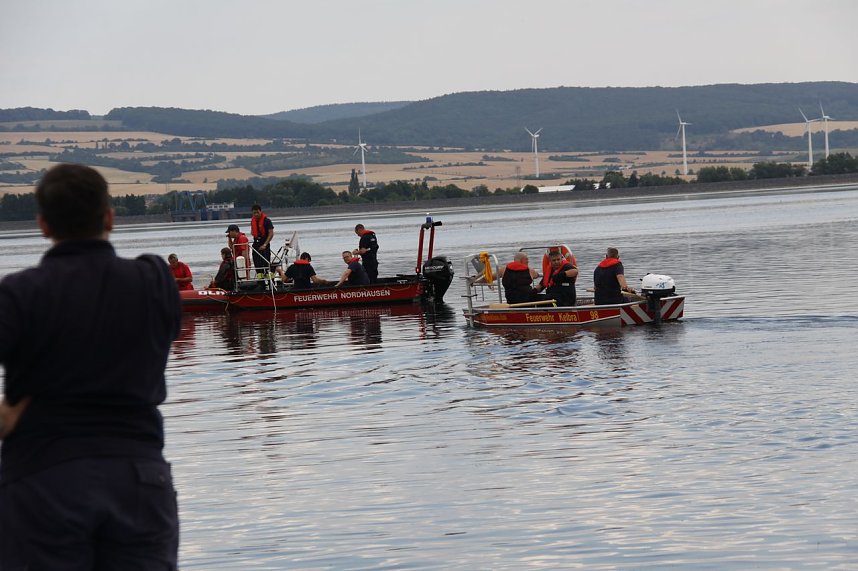 Gemeinsame &Uuml;bung am Stausee