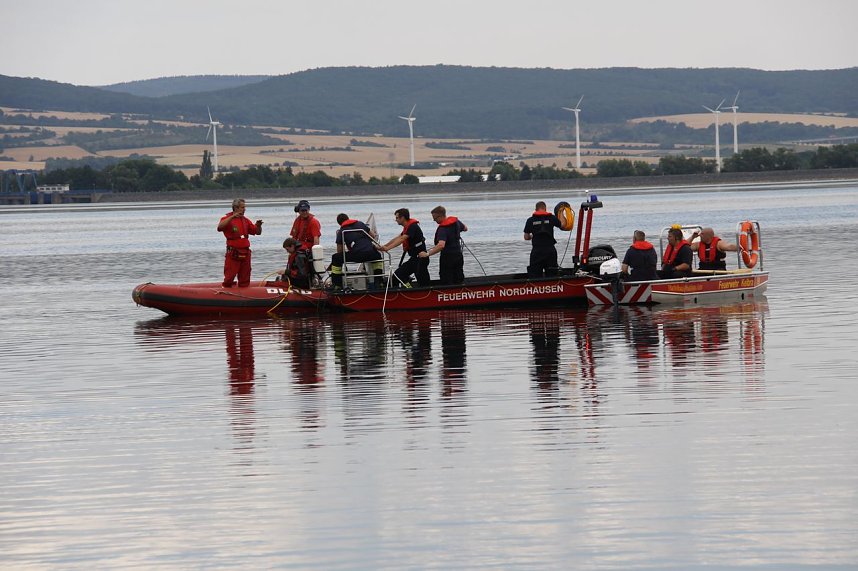 Gemeinsame &Uuml;bung am Stausee
