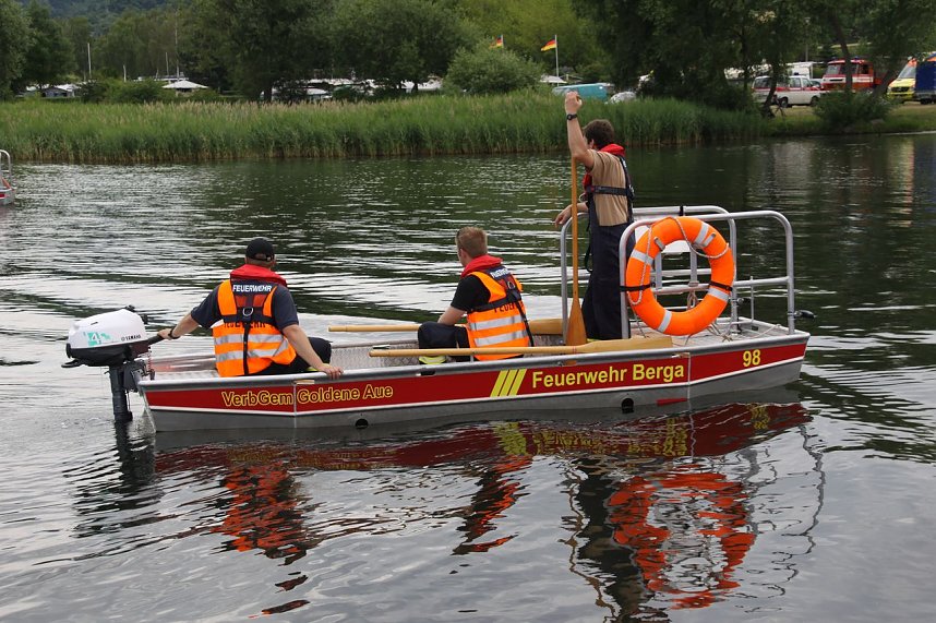 Gemeinsame &Uuml;bung am Stausee