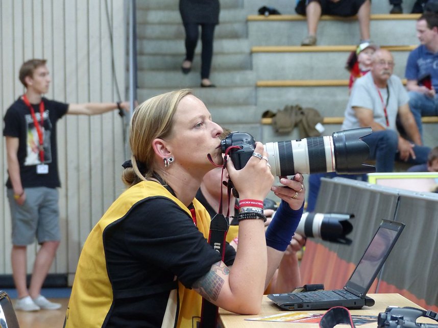 Volleyball in der Wiedigsburghalle