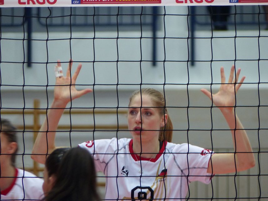 Volleyball in der Wiedigsburghalle
