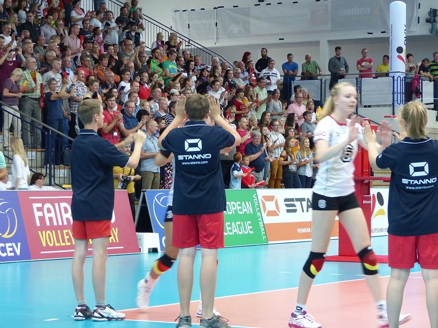 Volleyball in der Wiedigsburghalle