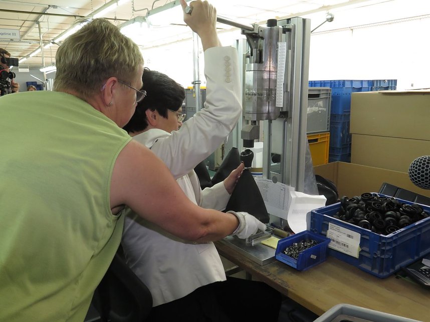 Christine Lieberknecht auf Tour bei Norsystec