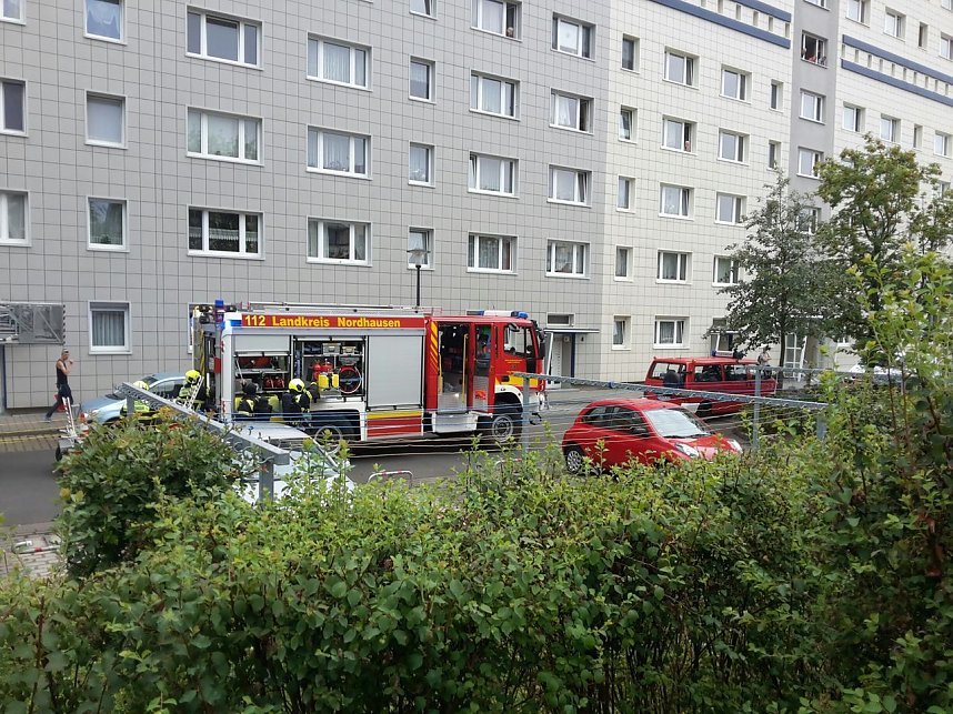 Einsatz in der Wolfstra&szlig;e