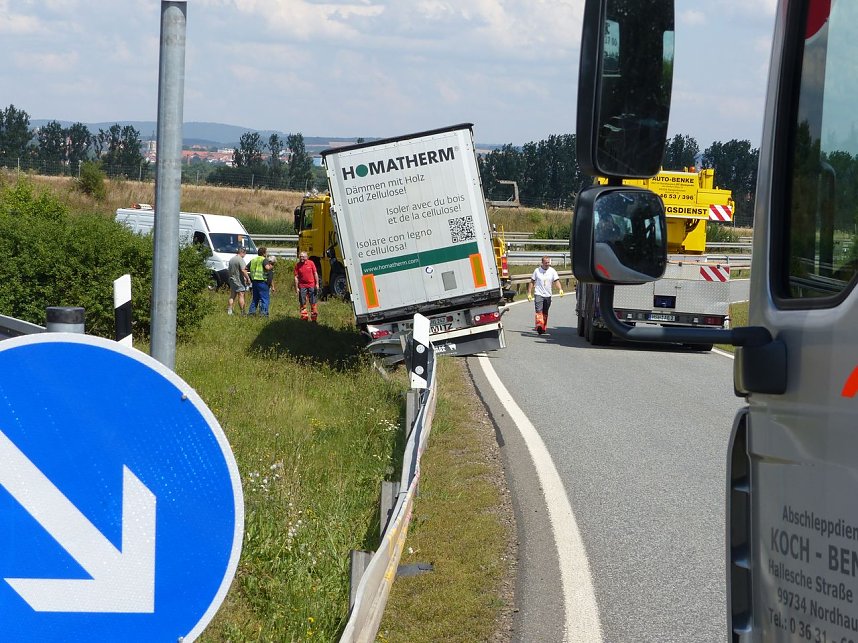 Bergung in der Auffahrt