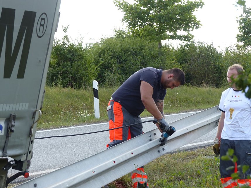 Bergung in der Auffahrt