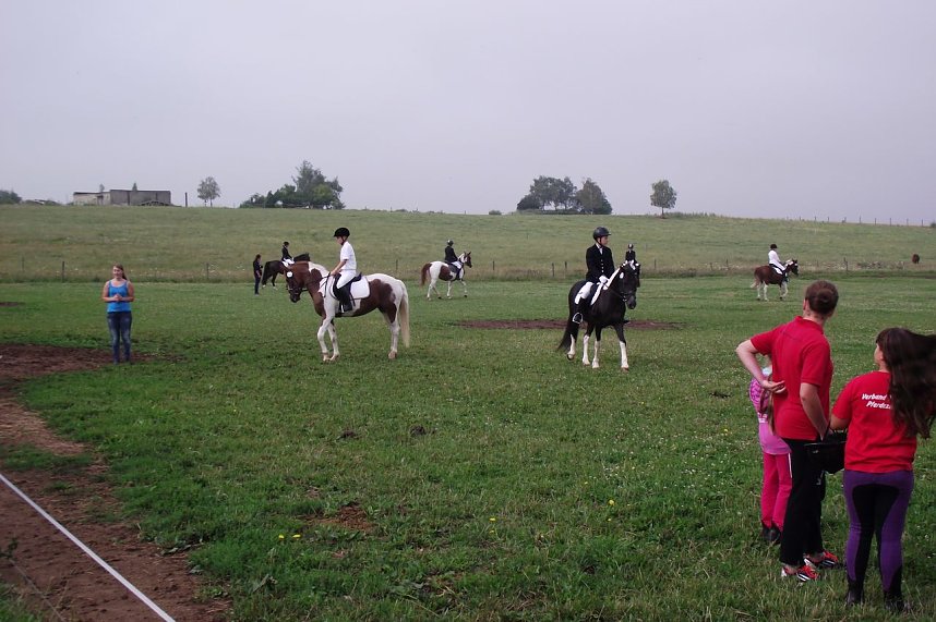 Schon in den fr&uuml;hen Morgenstunden herrschte heute auf den weitl&auml;ufigen Wiesen der Forst-Farm zwischen Herreden und Hochstedt emsige Gesch&auml;ftigkeit.