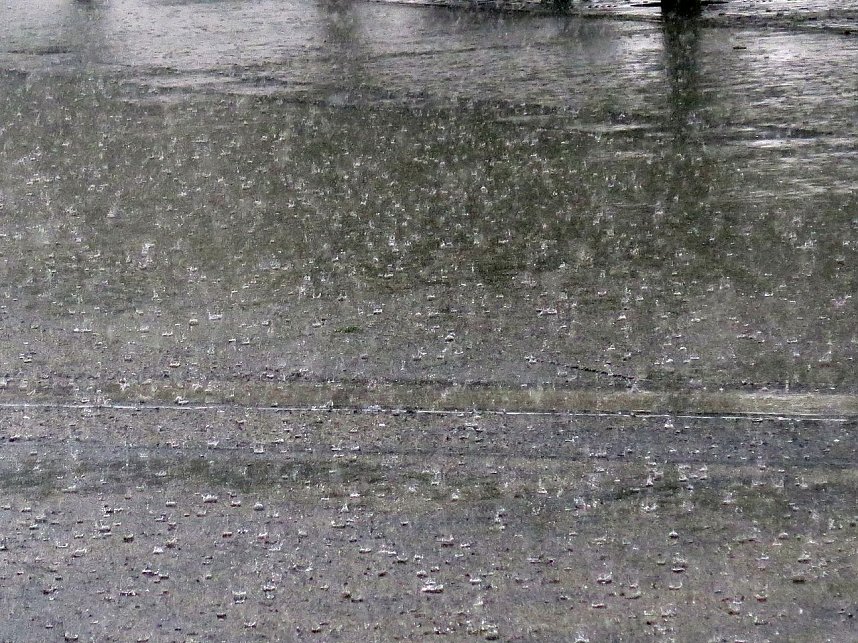 Starkregen am Morgen