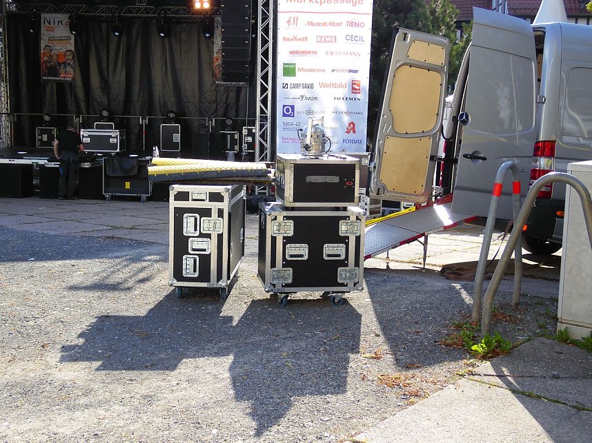 Vorbereitungen zum 20. Altstadtfest in Nordhausen