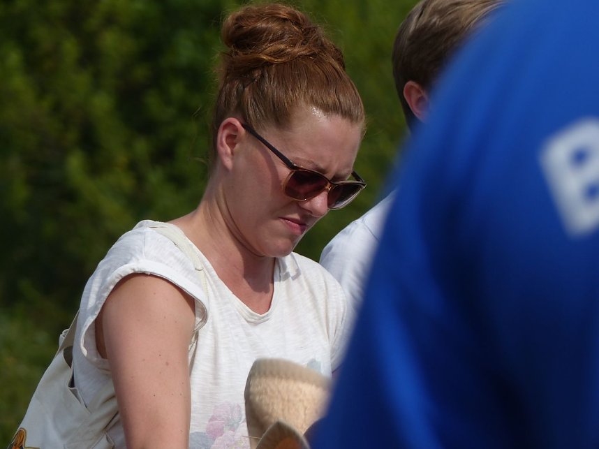 Tauziehen an der Helme