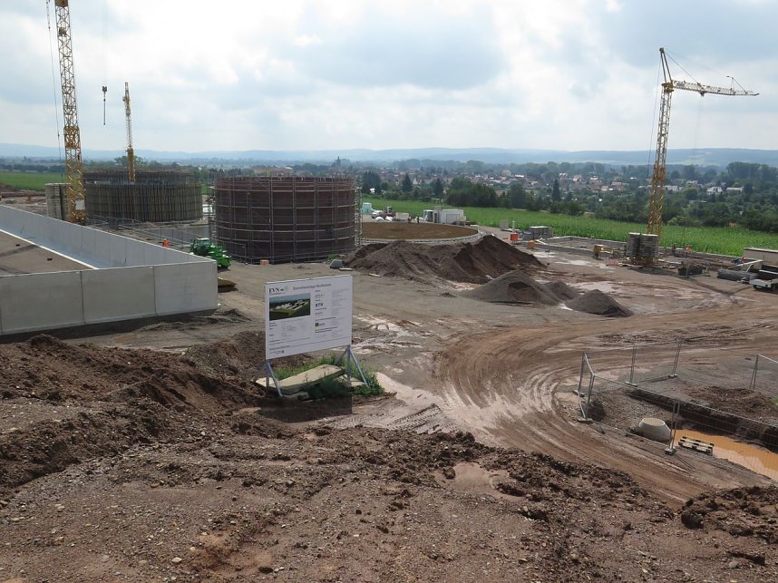 Stand der Dinge: Blick auf die Anlage