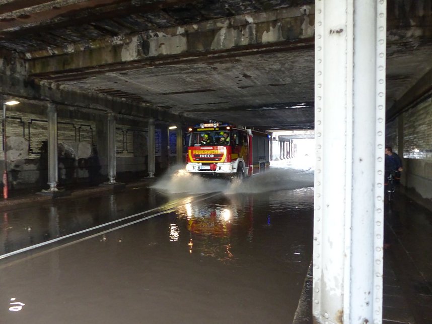 Regenguss auf Nordhausen