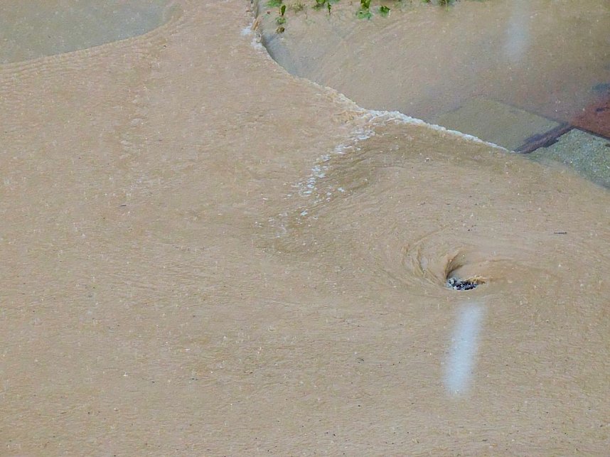 Regenguss auf Nordhausen