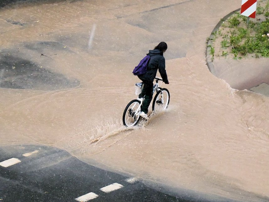 Regenguss auf Nordhausen