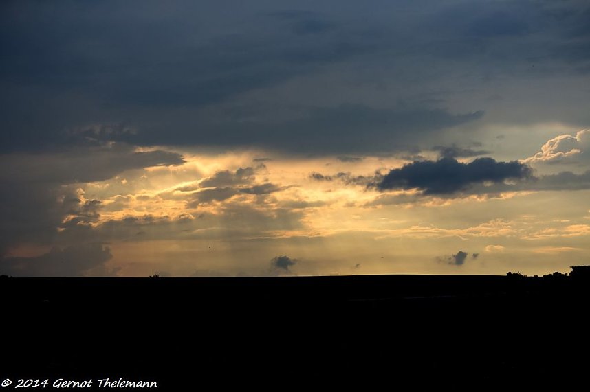 Abendstimmung bei Bleicherode