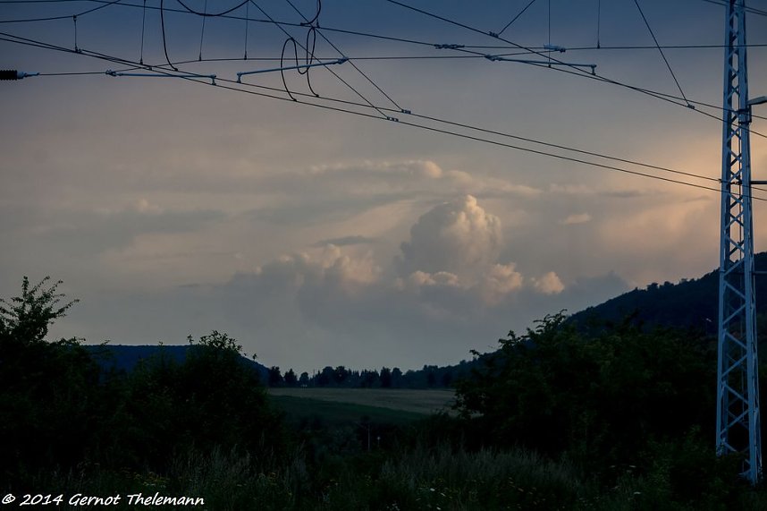 Abendstimmung bei Bleicherode