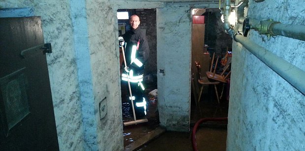 Einsatz in der Bruno-Kunze-Stra&szlig;e