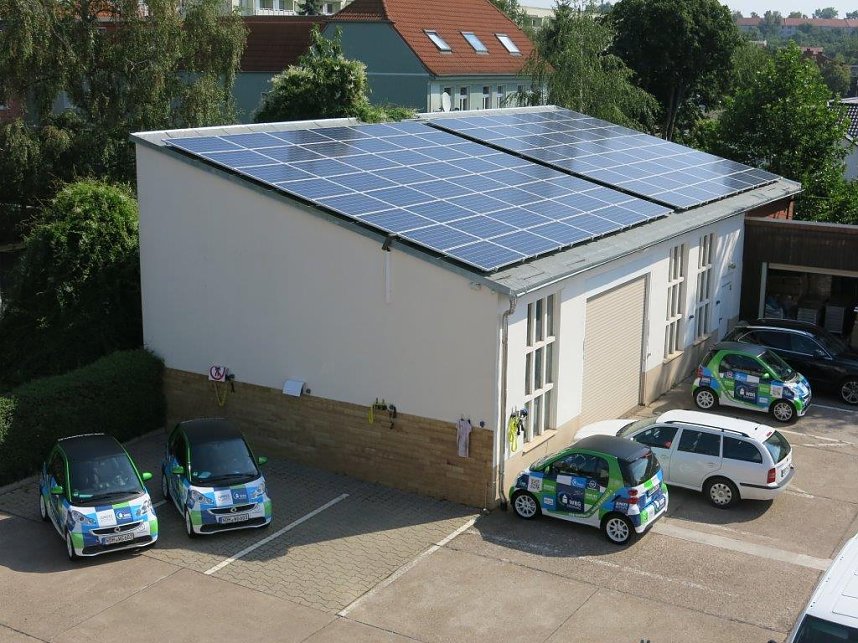 Photovoltaikanlage auf dem Dach