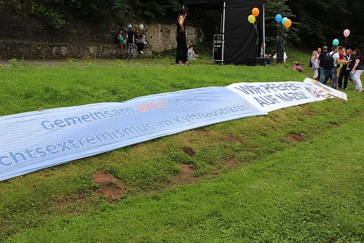 Zeichen gegen Rechts gesetzt