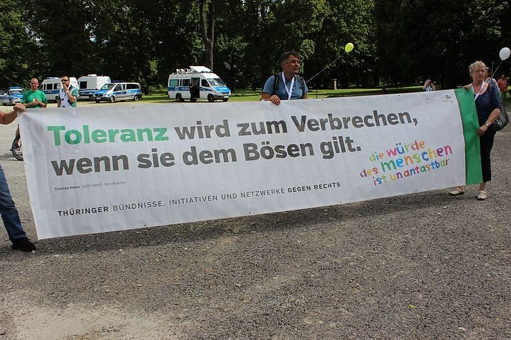 Zeichen gegen Rechts gesetzt