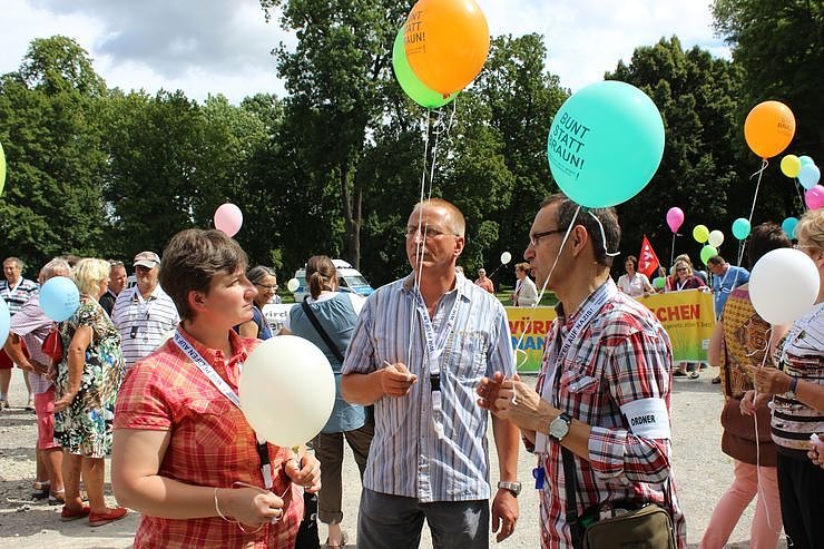 Zeichen gegen Rechts gesetzt