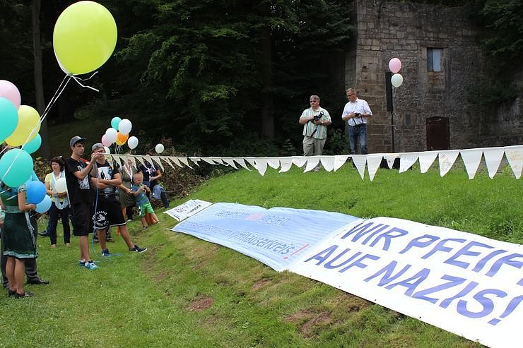 Zeichen gegen Rechts gesetzt