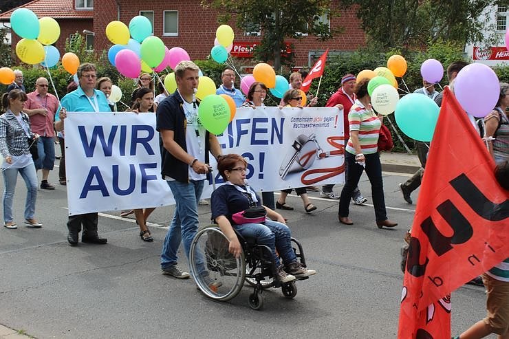 Zeichen gegen Rechts gesetzt