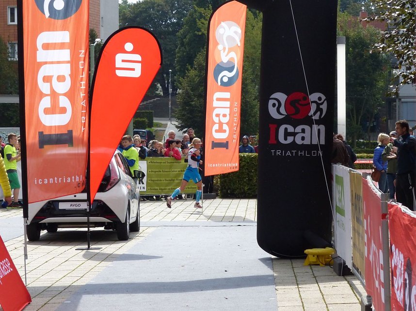 Zieleinlauf beim ICAN