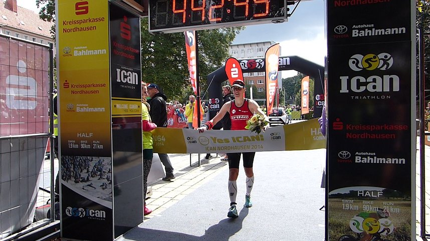 Zieleinlauf beim ICAN